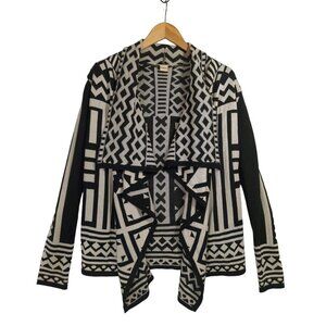 Urban‎ Outfitters Staring At Stars Cardigan Small Black Beige Aztec Southwestern